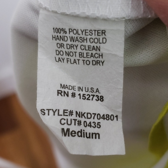 Newbury Kustom Yellow and White Womens Dress, Sz M - Picture 7 of 7